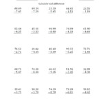 Decimal Worksheets 5Th Grade Adding And Subtracting Decimals Db excel