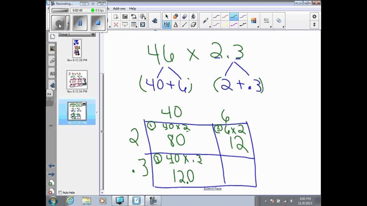 Multiply Decimals Box Method YouTube Multiply Decimals Box Method YouTube