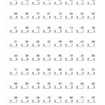 Multiplying Decimals 6Th Grade 6Th Grade Multiplication Quiz Times