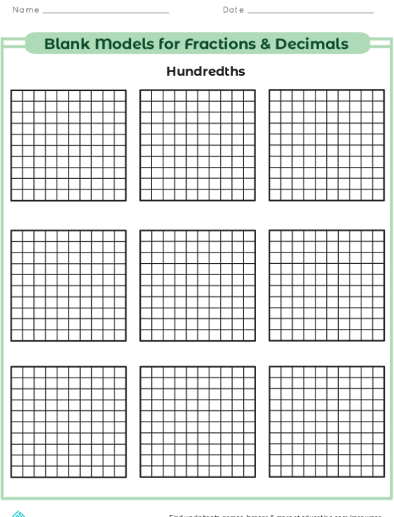 Multiplying Decimals With Grids Worksheets Worksheets Master