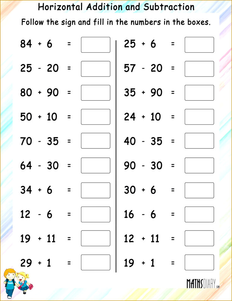 Adding And Subtracting Decimals Worksheet 7th Grade Printable