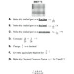 Math Worksheets Grade 7 Decimals