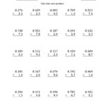 Multiplication And Division Of Decimals Worksheets Grade 7 Vegan