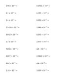 Multiplying And Dividing Decimals By 10 1 A Powers Of Ten Worksheet