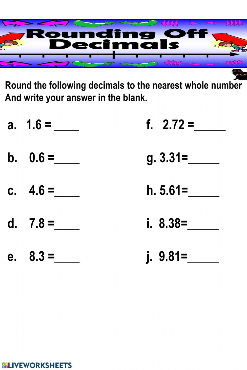 10 Best Images Of Rounding Decimals Number Line Worksheet Rounding 10 Best Images Of Rounding Decimals Number Line Worksheet Rounding