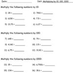 16 Multiplication By 10 Worksheet Worksheeto