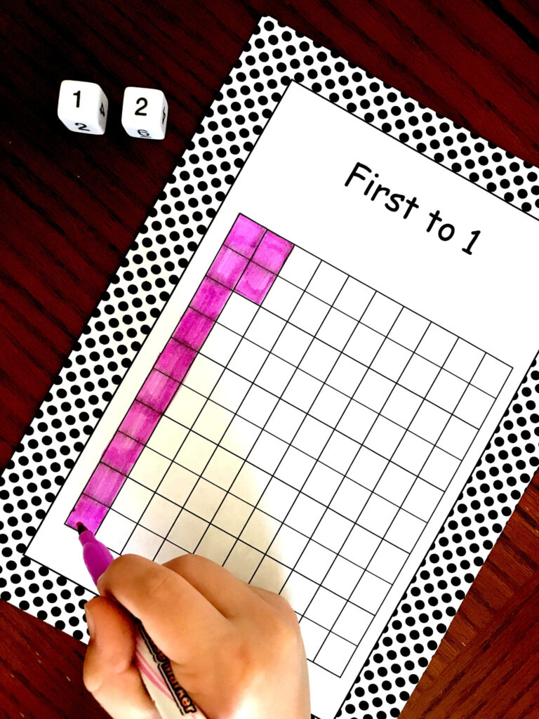 2 No Prep Printable Decimal Games To Introduce Modeling Decimals