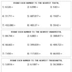 5th Grade Rounding Decimals Worksheets