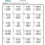 Adding Thousandths Decimal Worksheet Have Fun Teaching