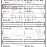Decimal Place Value Interactive Worksheet Decimal Place Value To