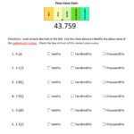 Decimal Place Value Worksheets Decimal Place Value Worksheets 4th