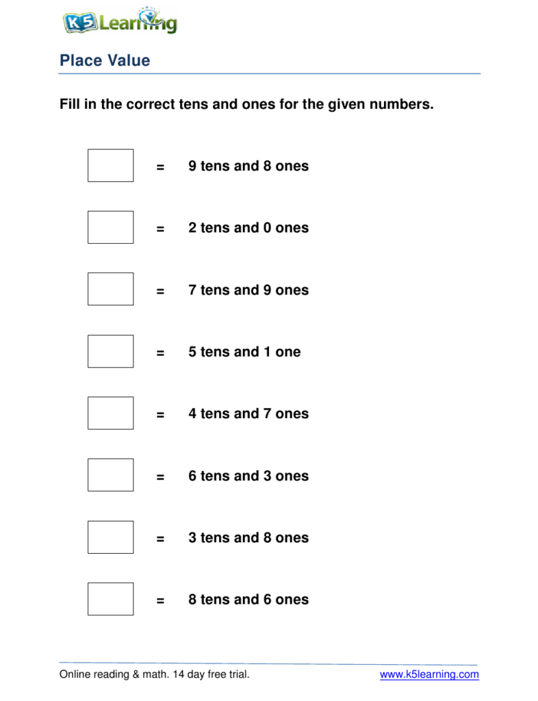 Decimal Place Value Worksheets Decimal Place Value Worksheets 4th