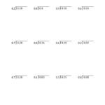 Dividing Decimals By 1 Digit Tenths A