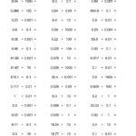 Dividing Decimals Worksheet For 6th Grade Kind Worksheets