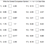 Fifth Grade Decimals Multiplication Worksheet Decimal Multiplication