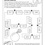Fun Decimal Worksheets Coloring 001 In 2020 5th Grade Math Decimals