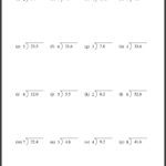 Multiplying And Dividing Decimals Worksheets 7th Grade Thekidsworksheet