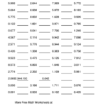 Rounding Decimals To Hundredths B Worksheet Printable Pdf Download