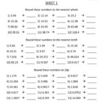 Rounding Decimals Worksheet Year 7 WorksSheet List