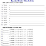 Writing Decimals In Expanded Notation