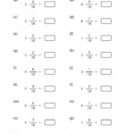 Writing Mixed Numbers As Decimals Part 1 Math Fractions Worksheets