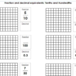 Year 5 6 Fraction And Decimals Equivalents Tenths And Hundredths